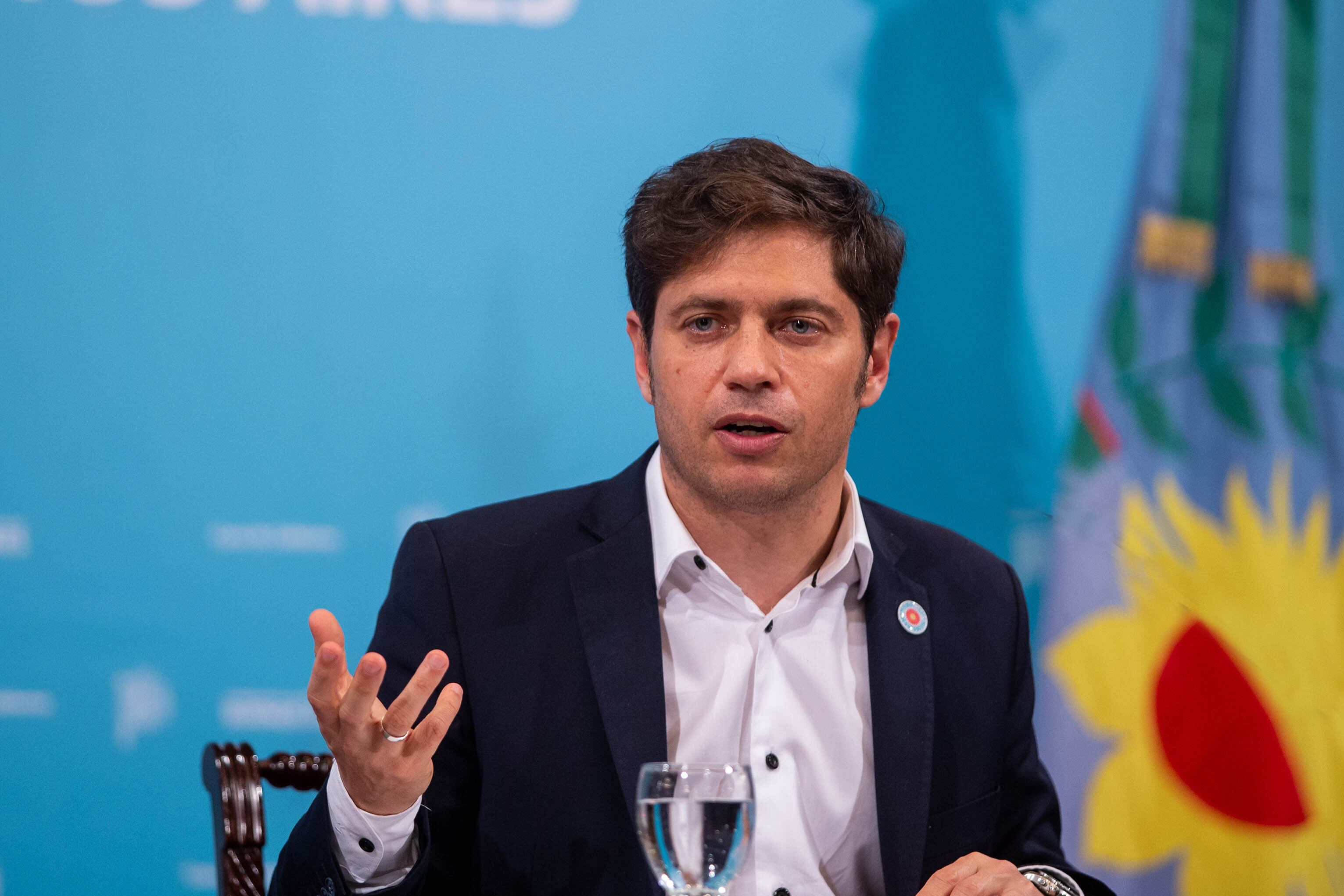 El gobernador de la provincia de Buenos Aires, Axel Kicillof.