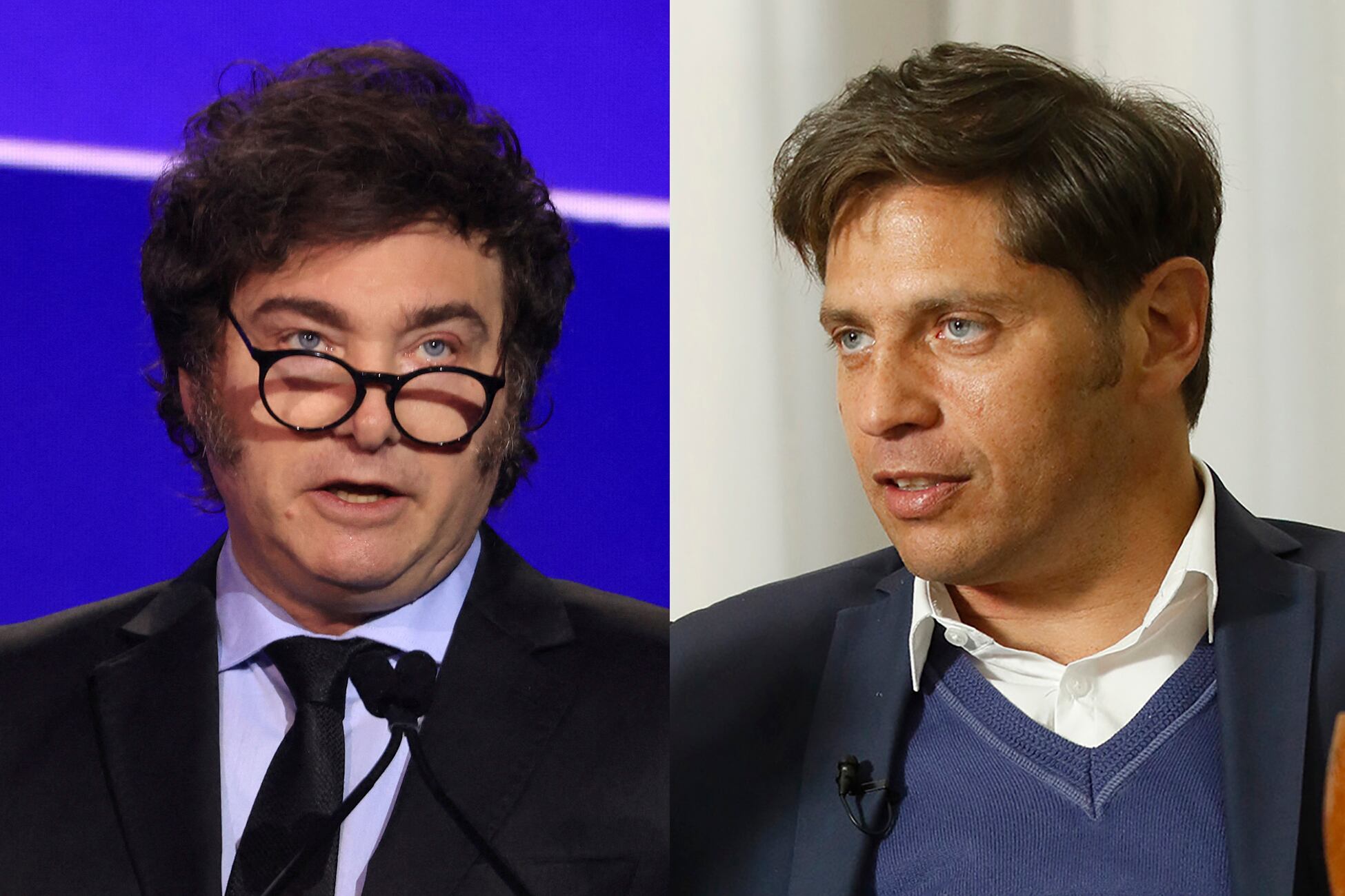 De un lado Milei, y del otro Kicillof, al igual que en la política.