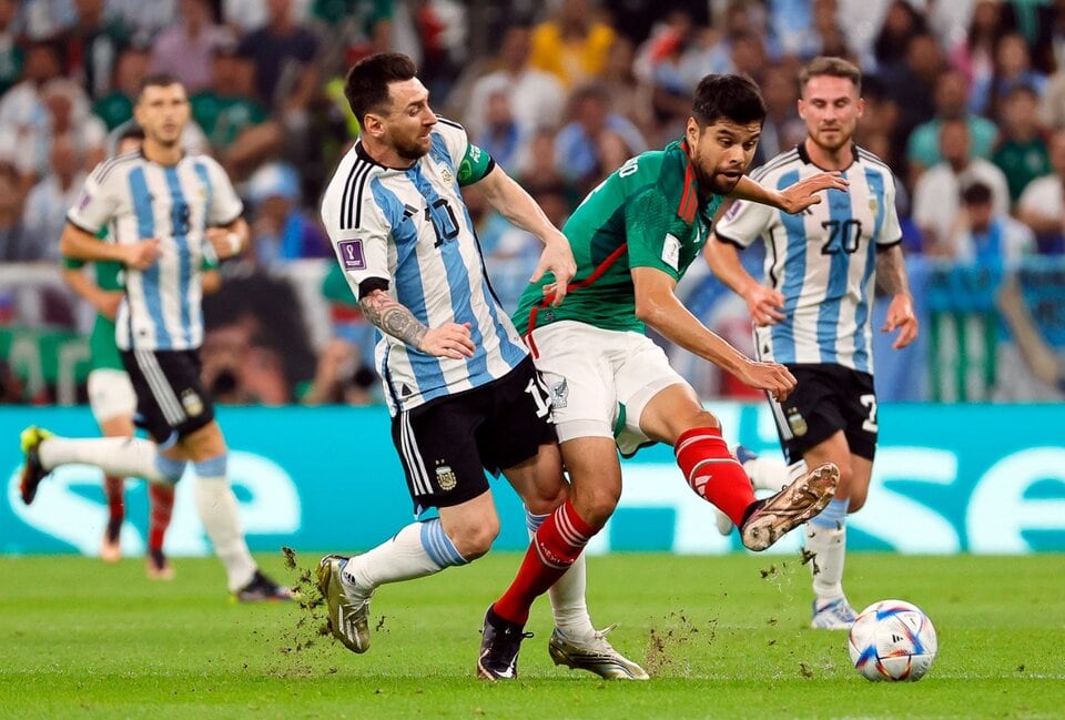 Messi tuvo muy pocas intervenciones, con pocas acciones positivas. 