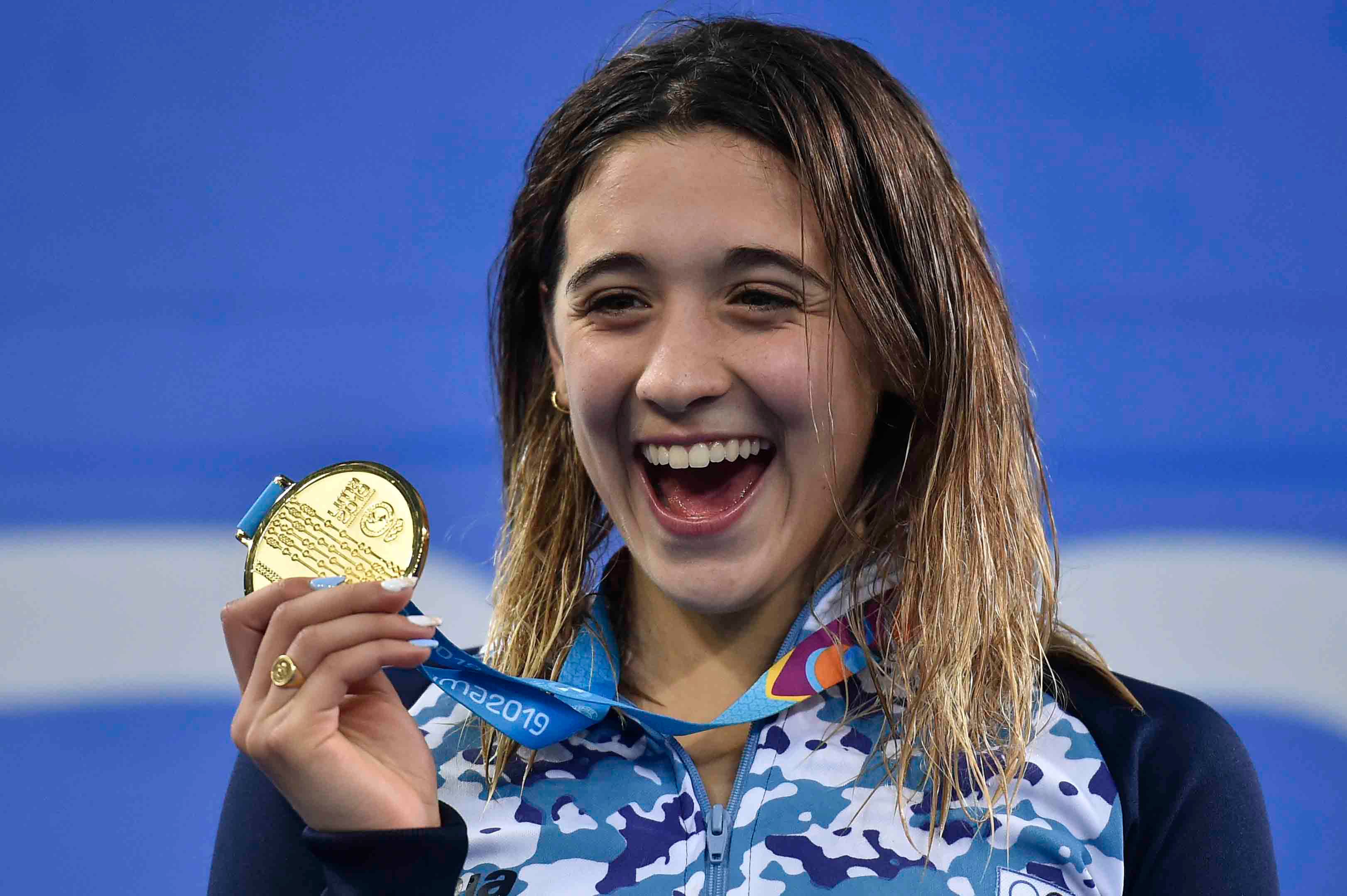 Delfina Pignatiello fue una de las grandes ganadoras en los Juegos.