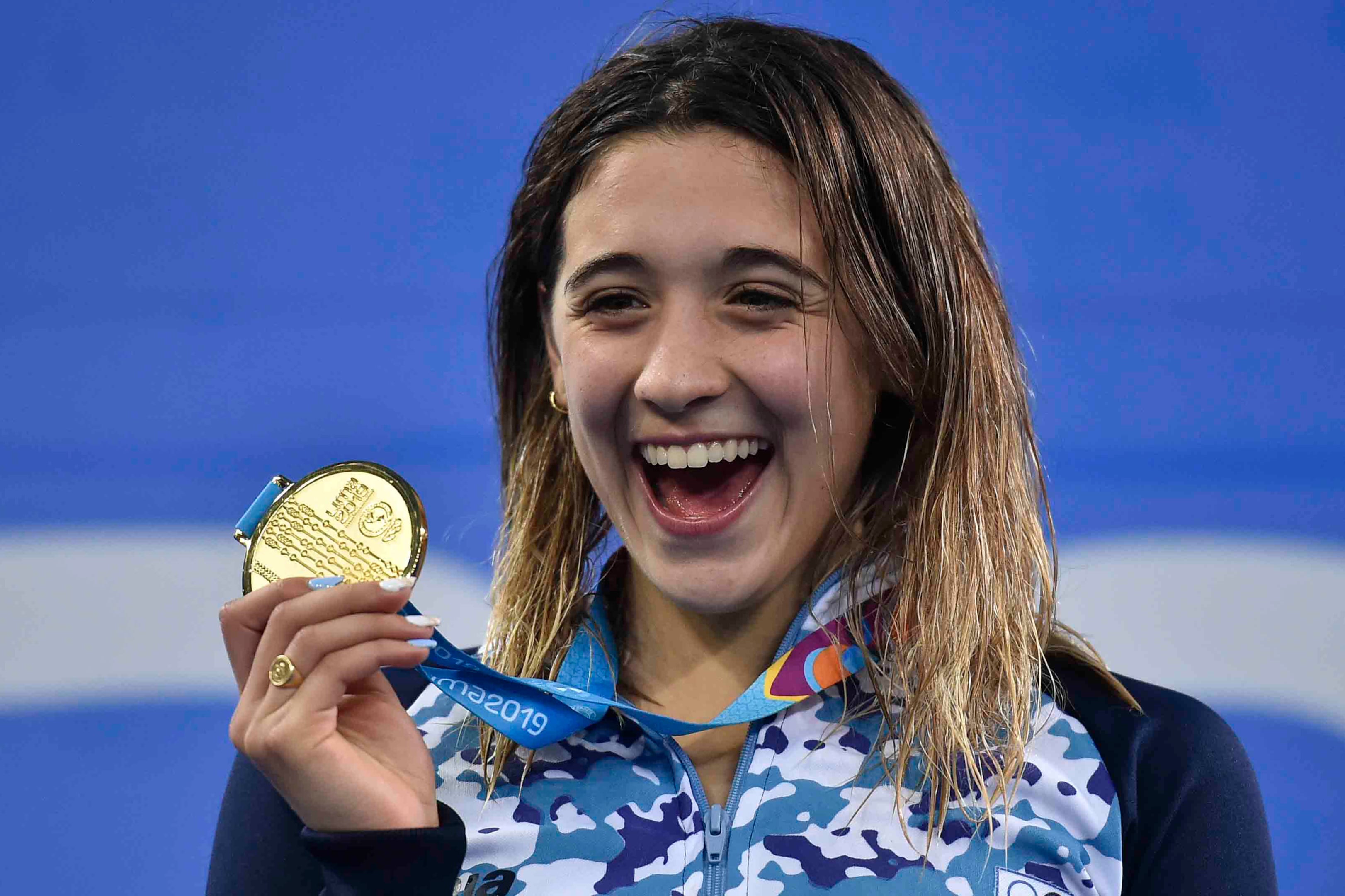 Delfina Pignatiello fue una de las grandes ganadoras en los Juegos.