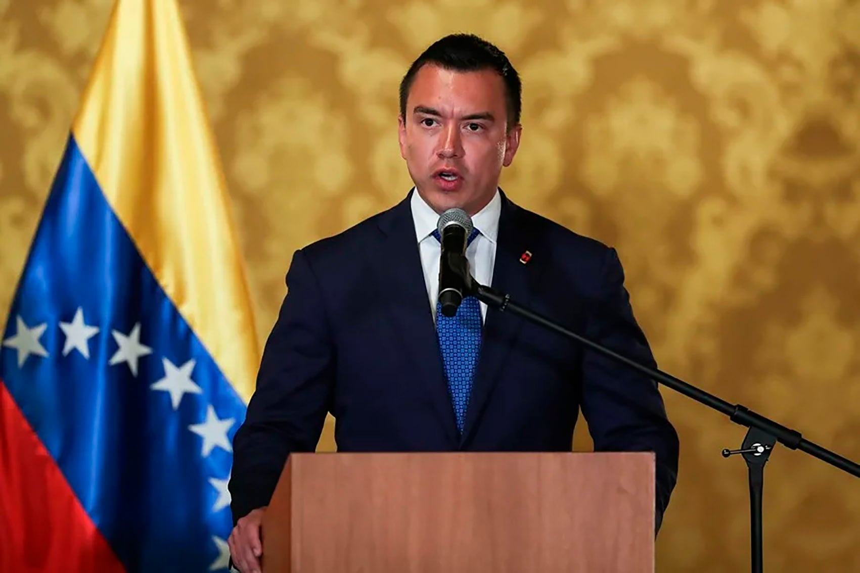 Daniel Noboa, presidente de Ecuador.