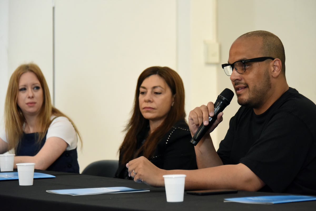 Autoridades de la Secretaria de Derechos Humanos. Imagen: Nicolás Parodi