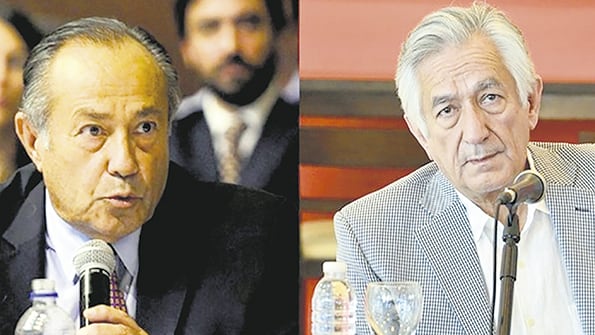 Adolfo (izquierda) y Alberto Rodríguez Saá distanciados para las elecciones.