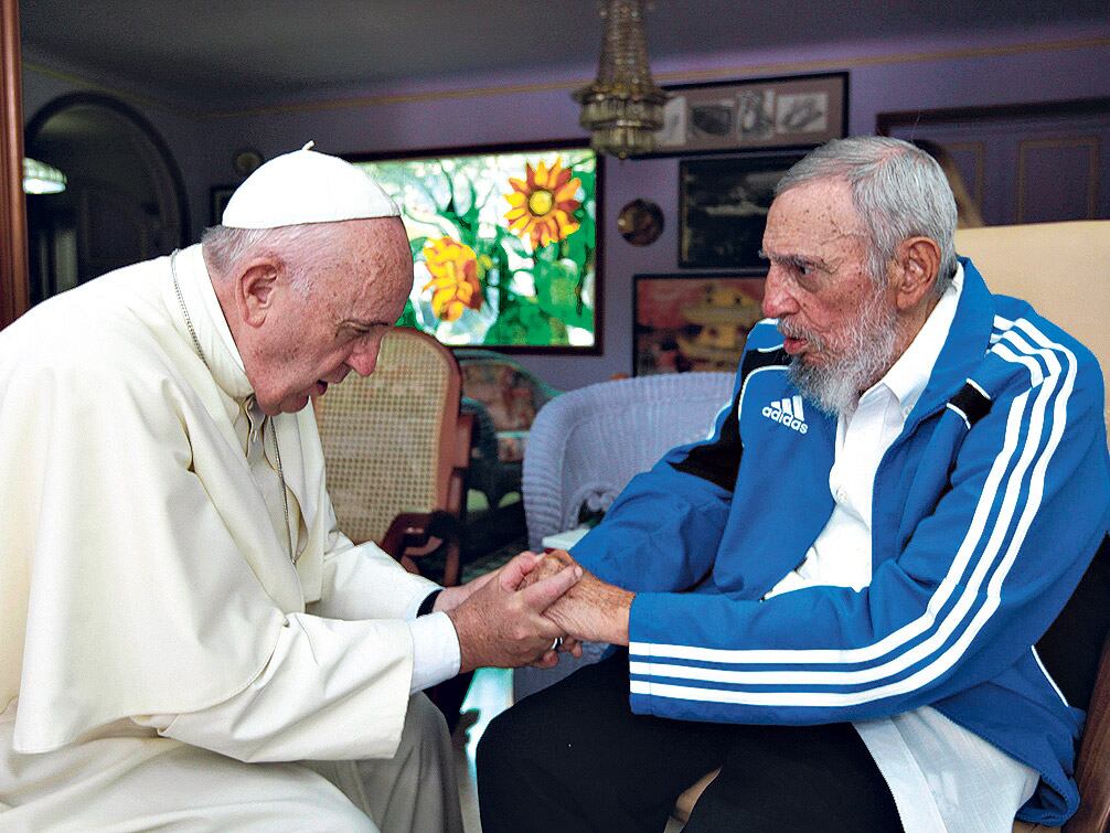 Francisco y Fidel tuvieron una entrevista privada en septiembre de 2015.