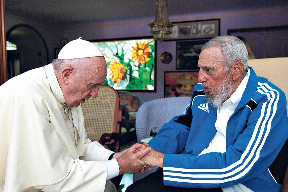 Francisco y Fidel tuvieron una entrevista privada en septiembre de 2015.