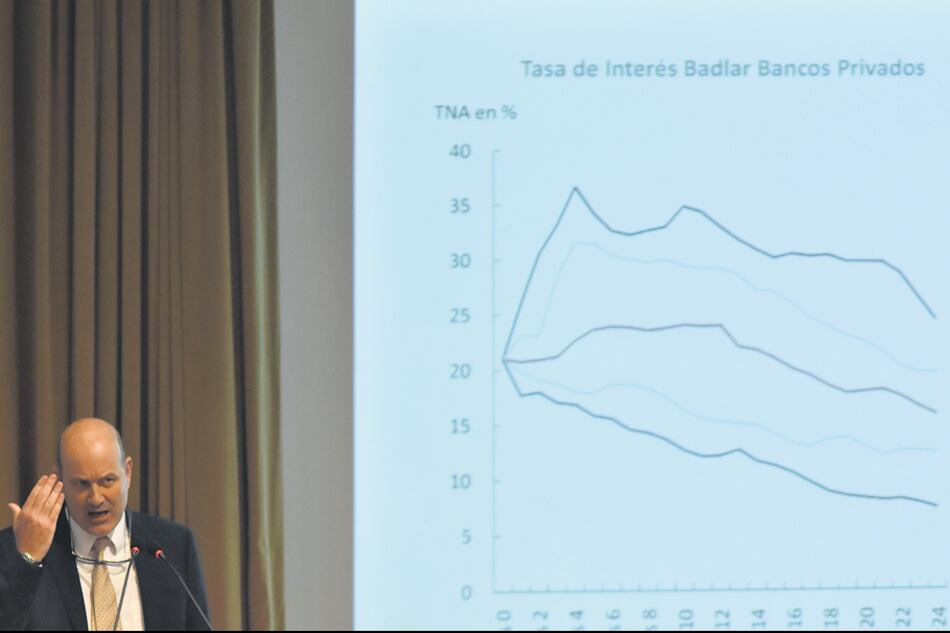 La decisión de Sturzenegger de volver a subir la tasa generó malestar hasta en el Palacio de Hacienda.