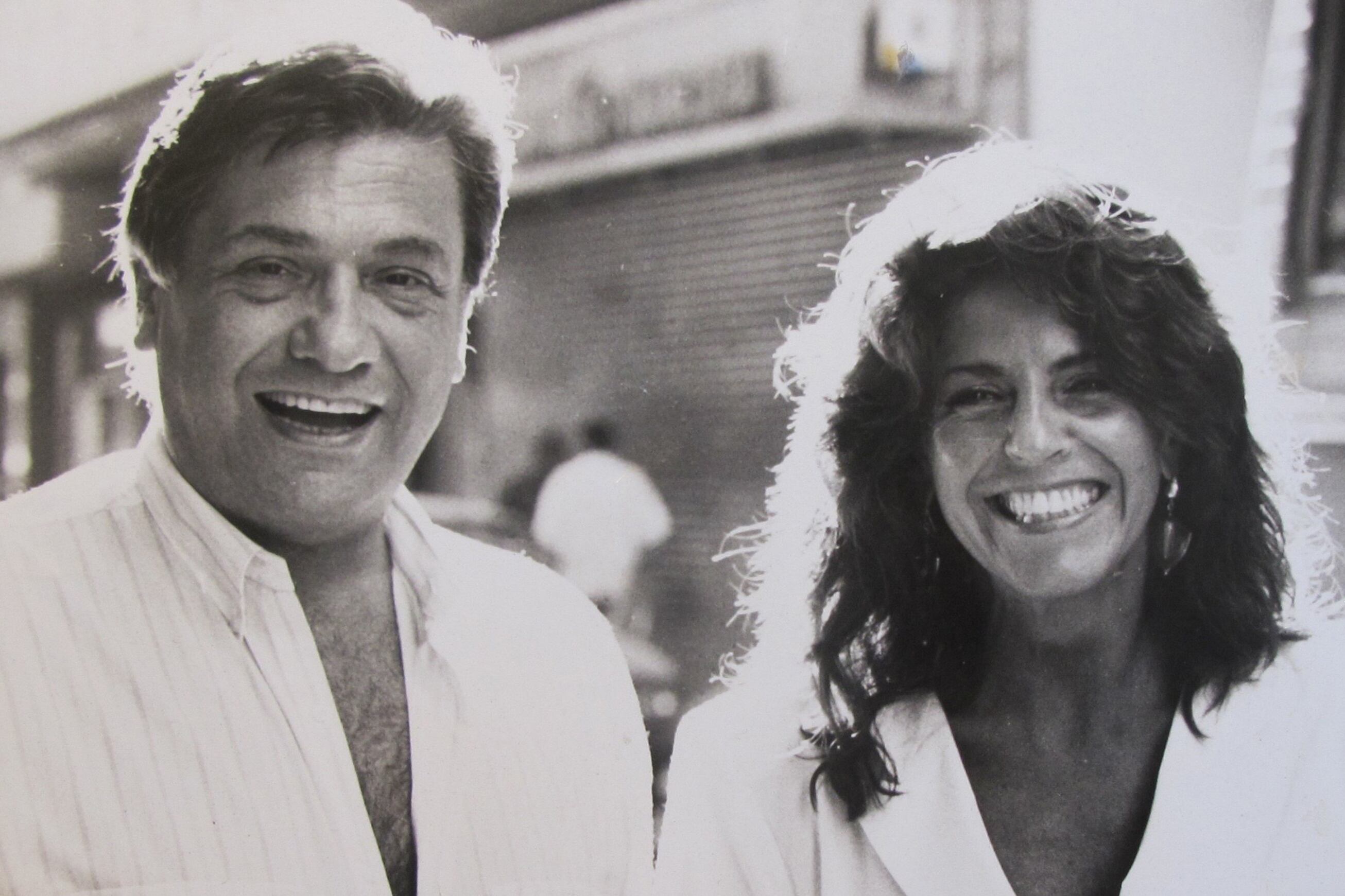 Alberto Ure y Cristina Banegas en las épocas que urdían cómo "asaltar un banco".