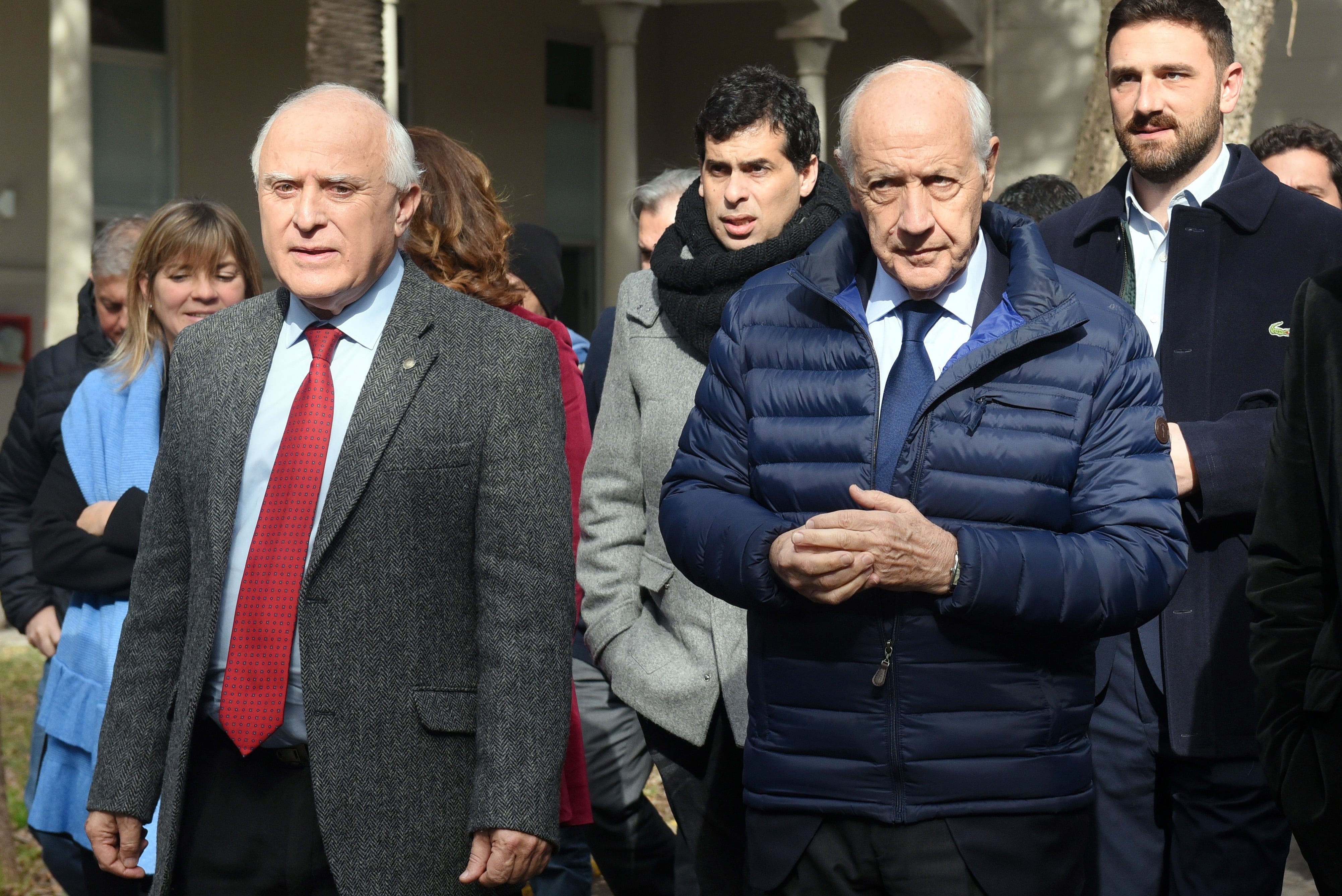 Las ausencias fueron notorias en el paso de Lavagna por Rosario.