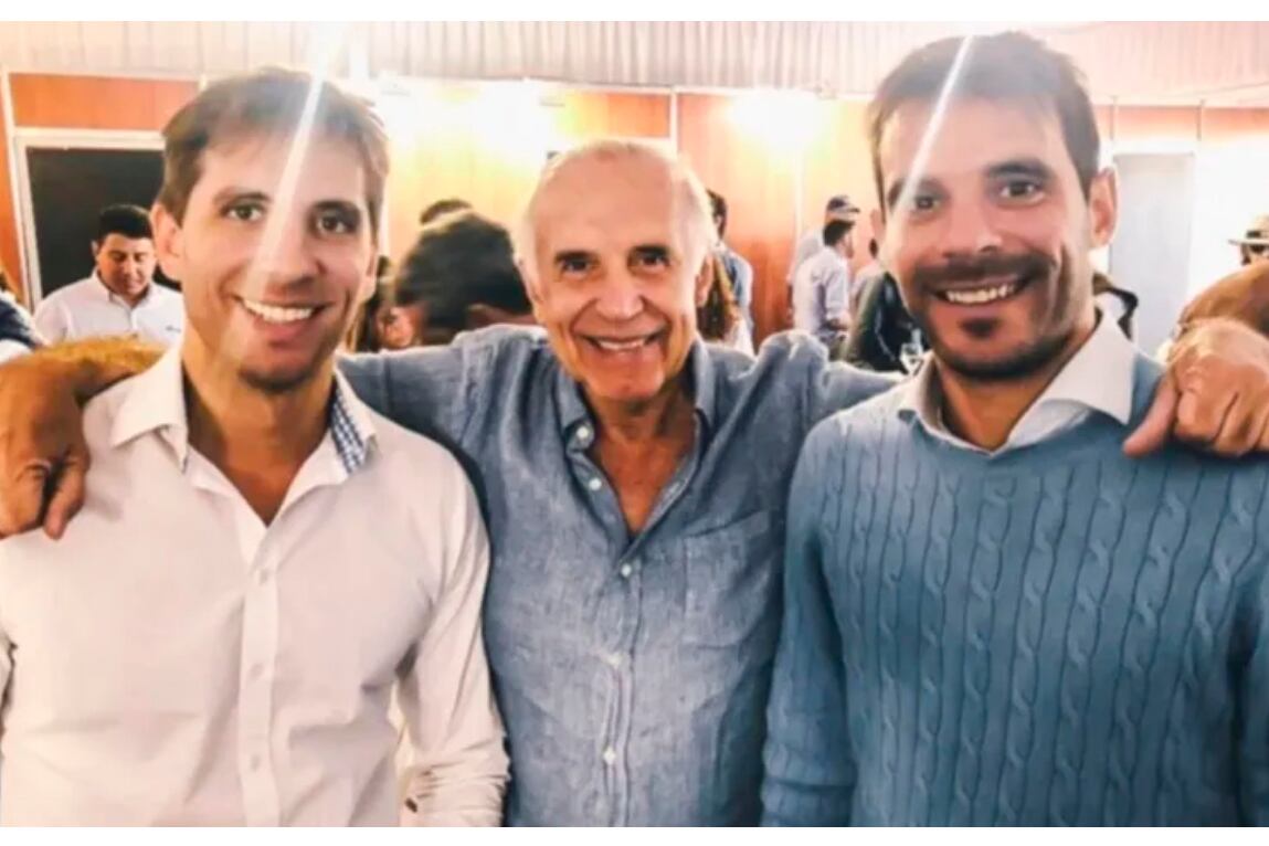 Santiago, Ismael y Manuel Passaglia. 
