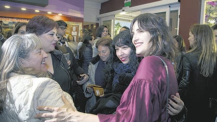 Julieta Díaz fue entrevistada por el periodista Diego Trerotola.