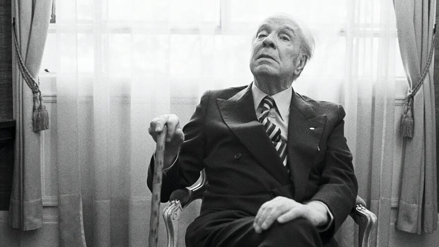 Jorge Luis Borges, homenajeado en Adrogué. 