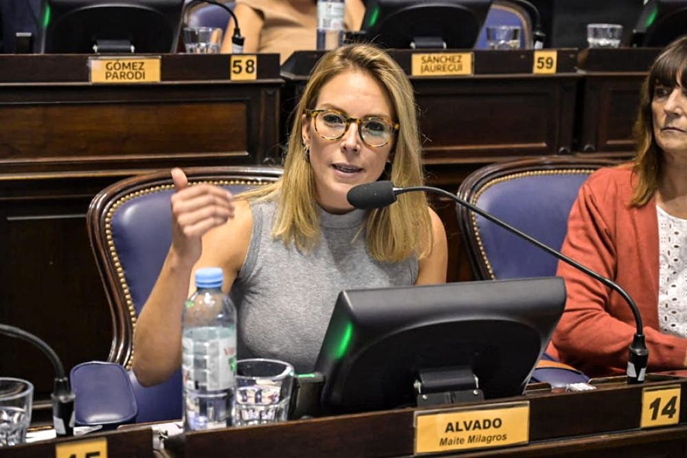 La diputada bonaerense del Frente de Todos, Maite Alvado.