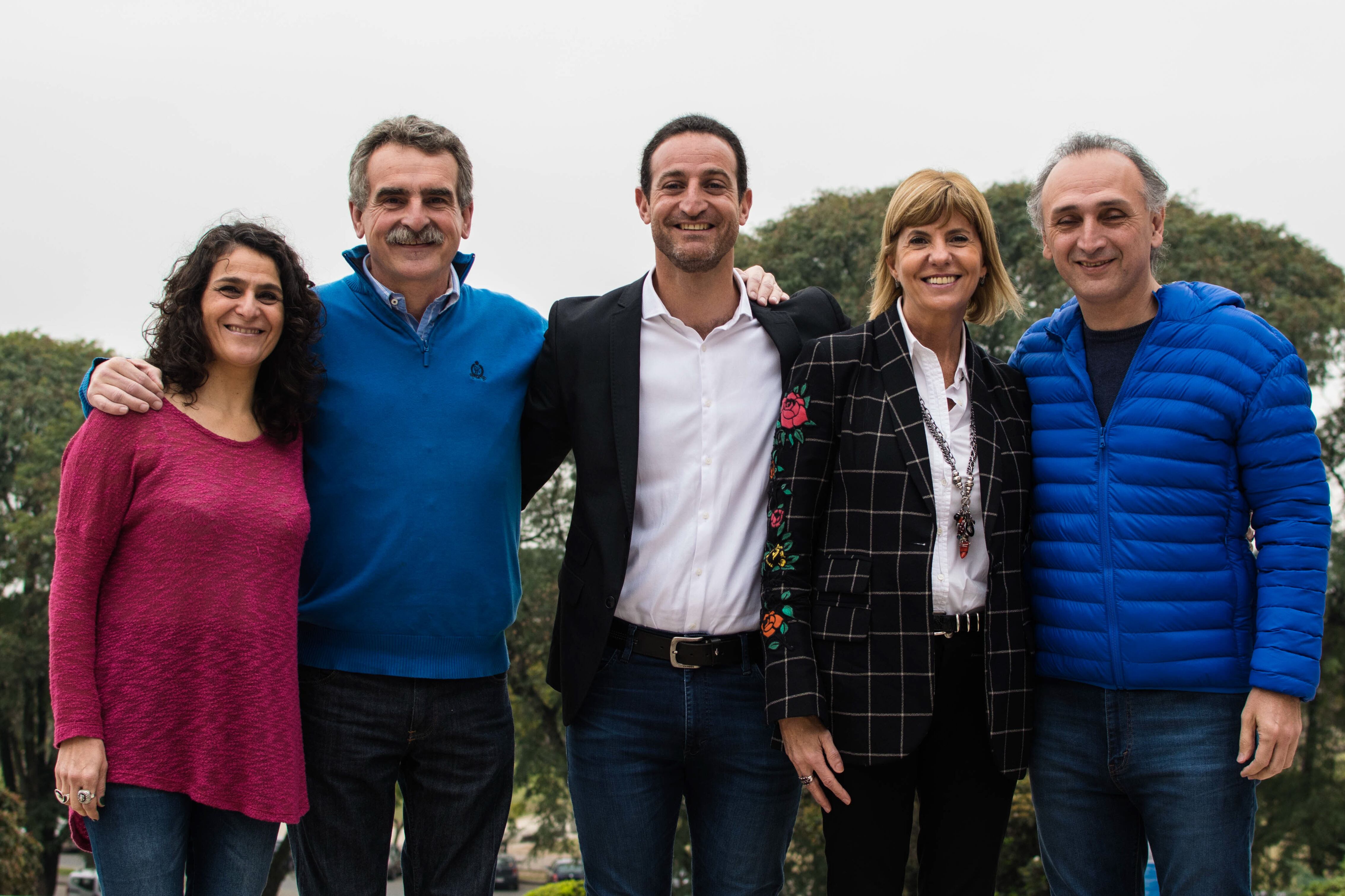 Rossi y Rodenas junto a Sukerman, López y Rosúa.