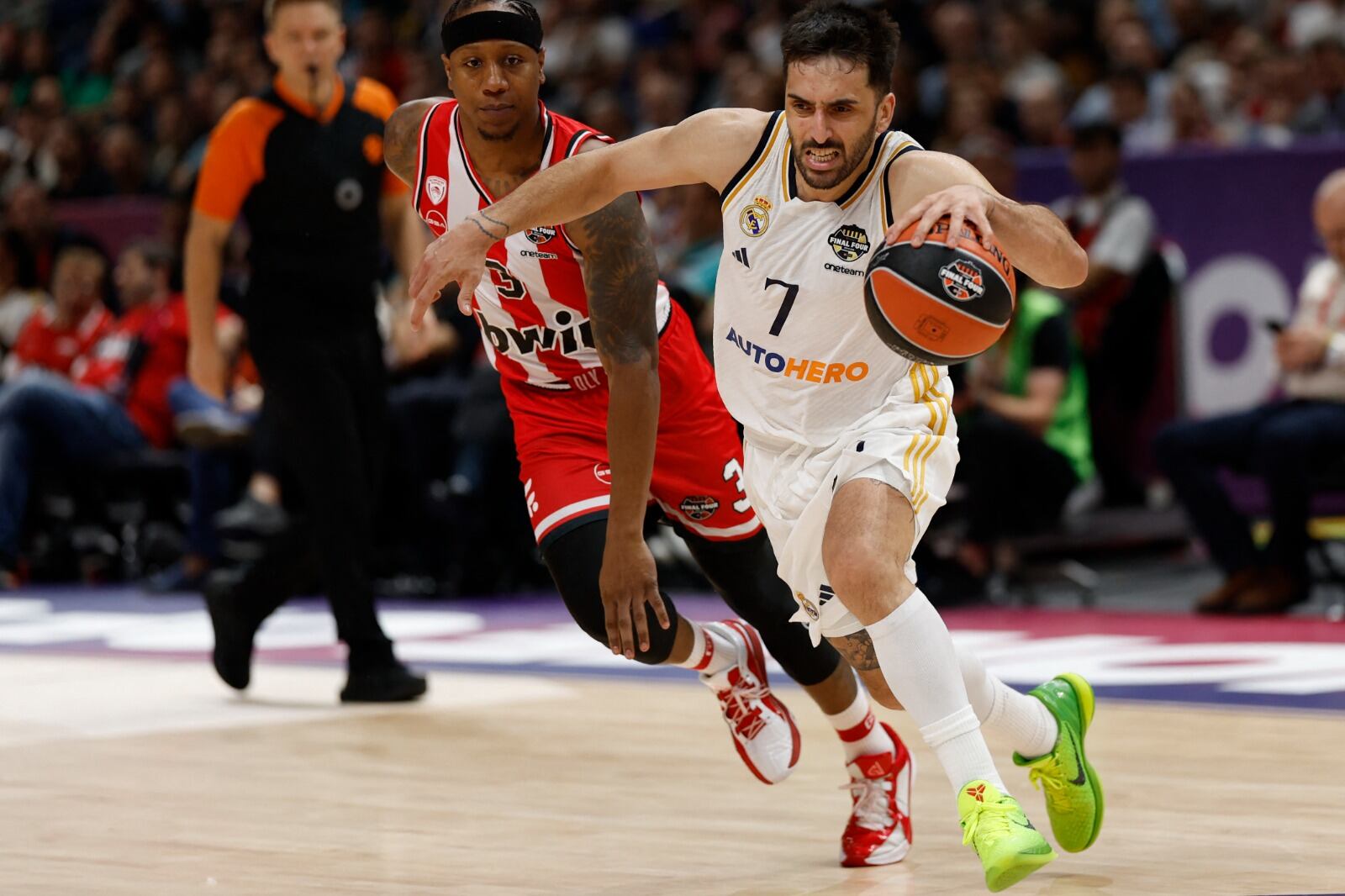 Campazzo aportó tres puntos y nueve asistencias, en casi 30 minutos en el campo