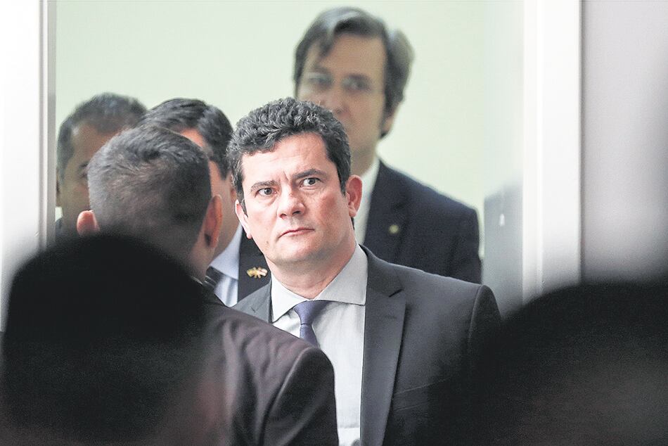 El ex ministro de Justicia brasileño, Sergio Moro fue invitado a dar una charla