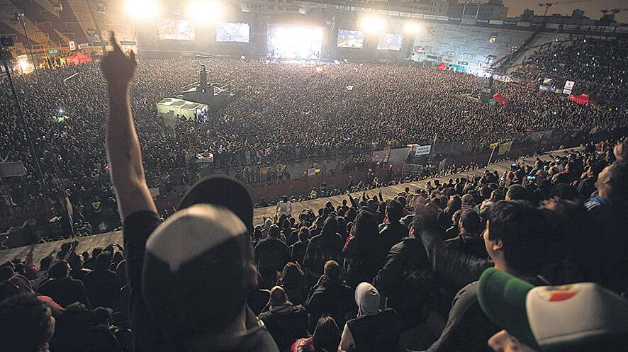 La Renga, rock and roll y mística compartida con el público.