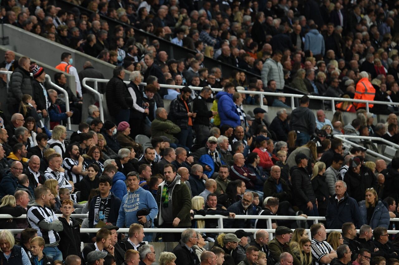 Susto en St. James Park, el estadio de Newcastle.