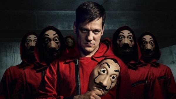 Rodrigo de la Serna en la Casa de Papel.