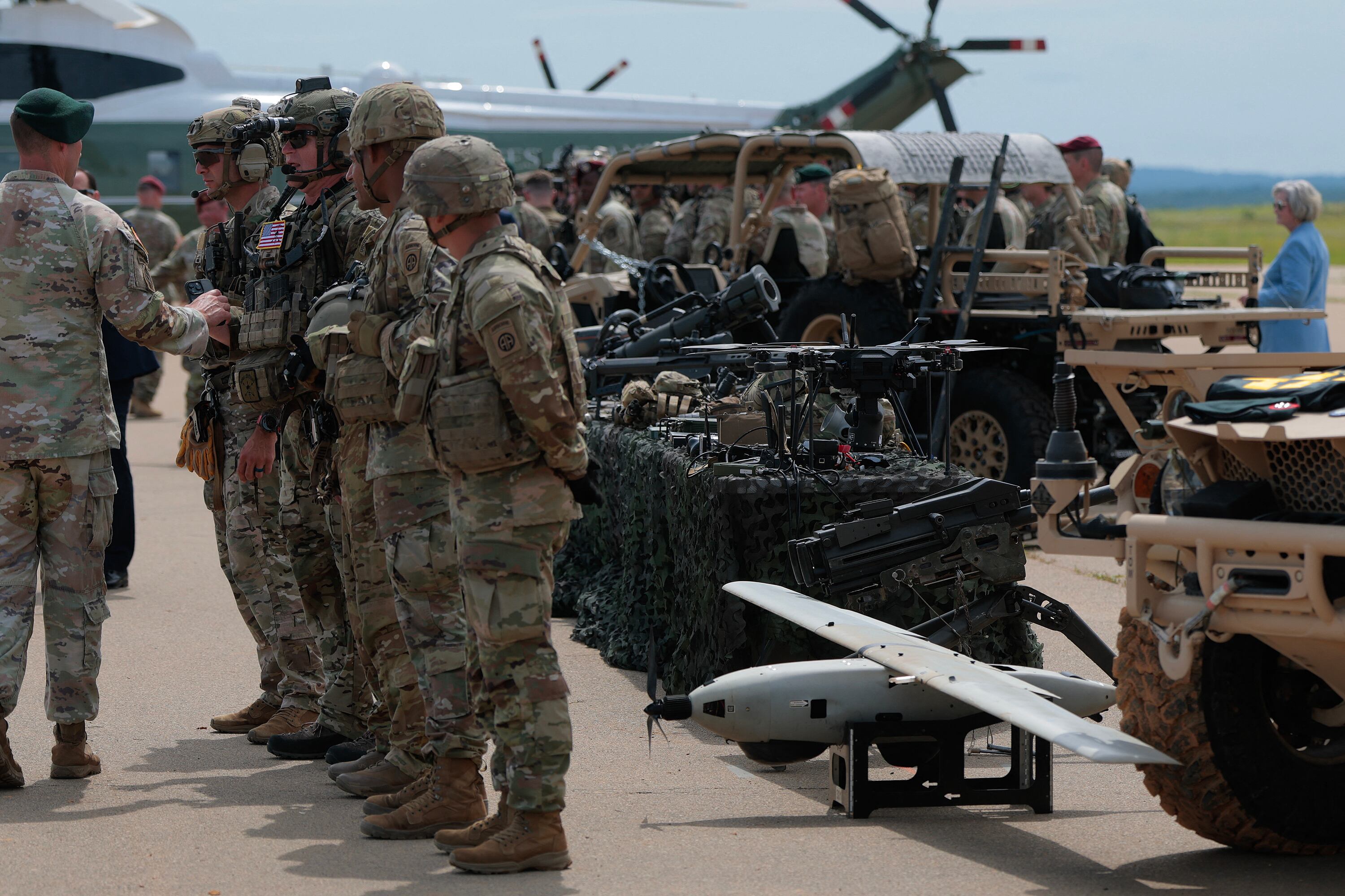 La Guardia Nacional de Estados Unidos, en un hecho inédito de intervenir en protestas.