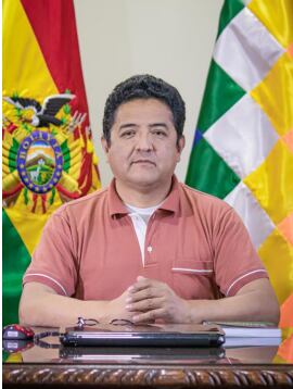 Ministro de Desarrollo Rural y Tierras, Remmy Gonzáles / Gobierno de Bolivia.