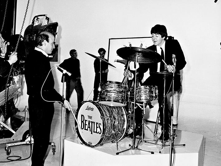 Lester en el set de Anochecer de un día agitado: el grupo y el director coincidieron en todo.