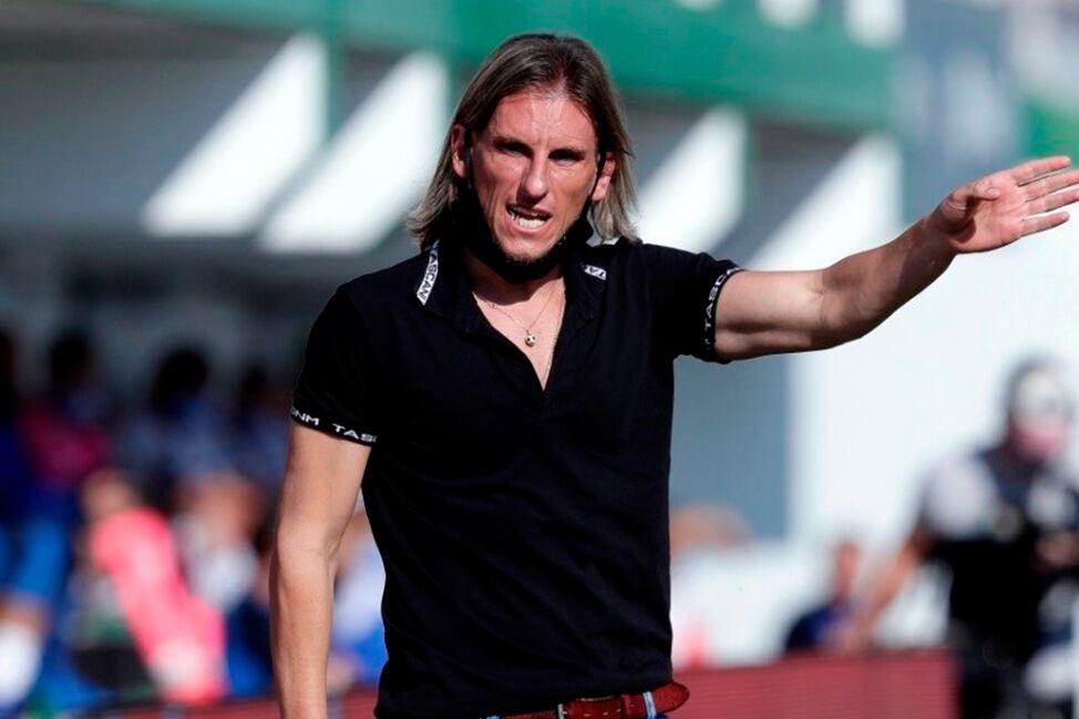 Sebastián Beccacece, DT del Halcón.