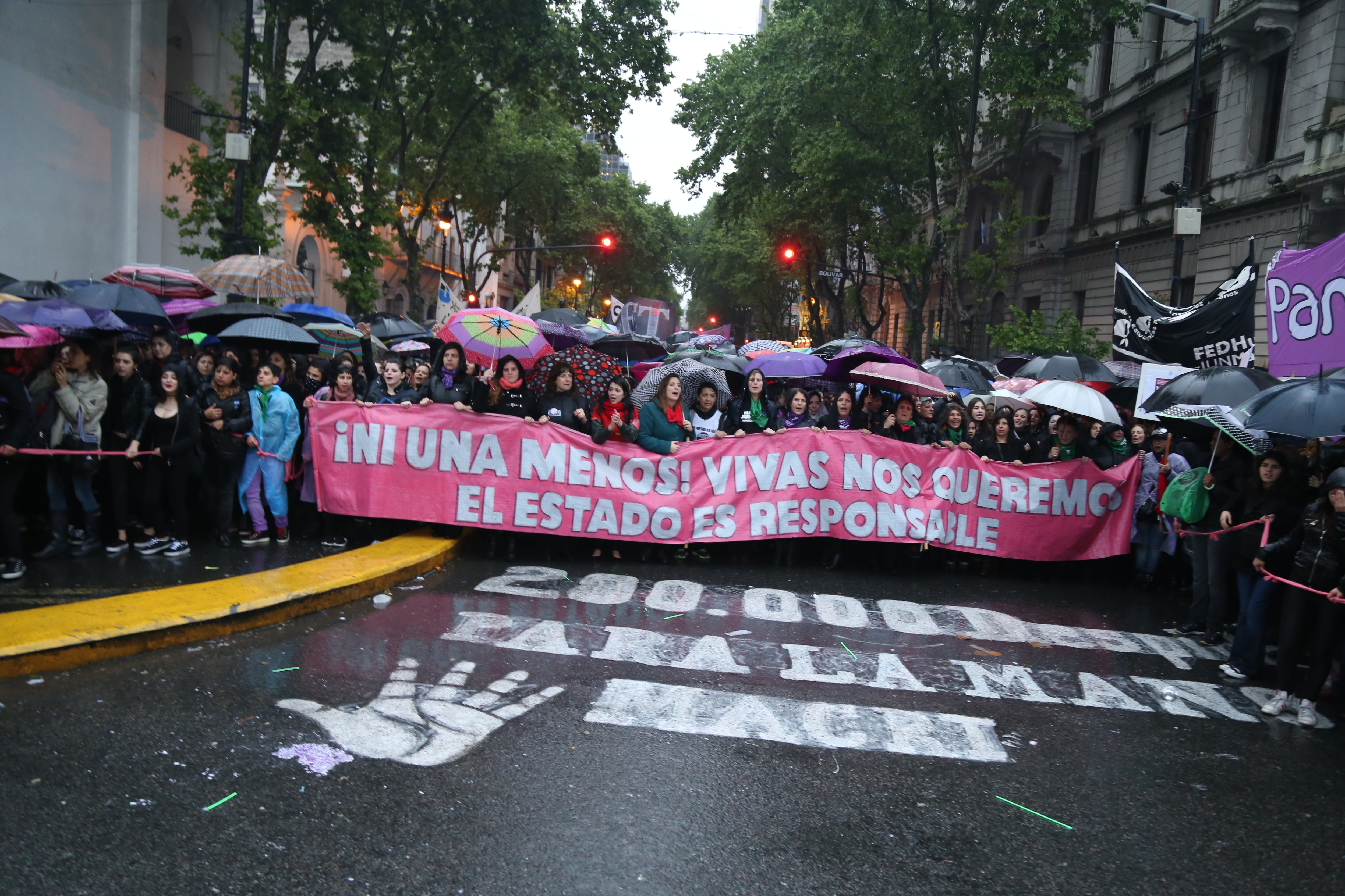 19 de octubre de 2016, Primer Paro Nacional de Mujeres.
