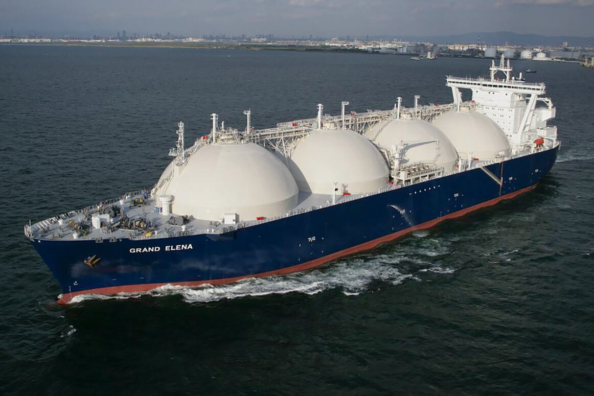 El gas se enviará por barco.