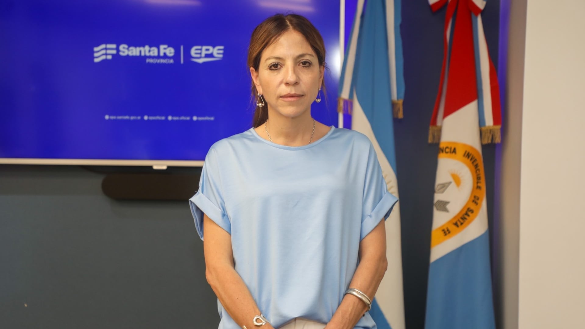 Anahí Rodríguez, presidenta de la EPE. 