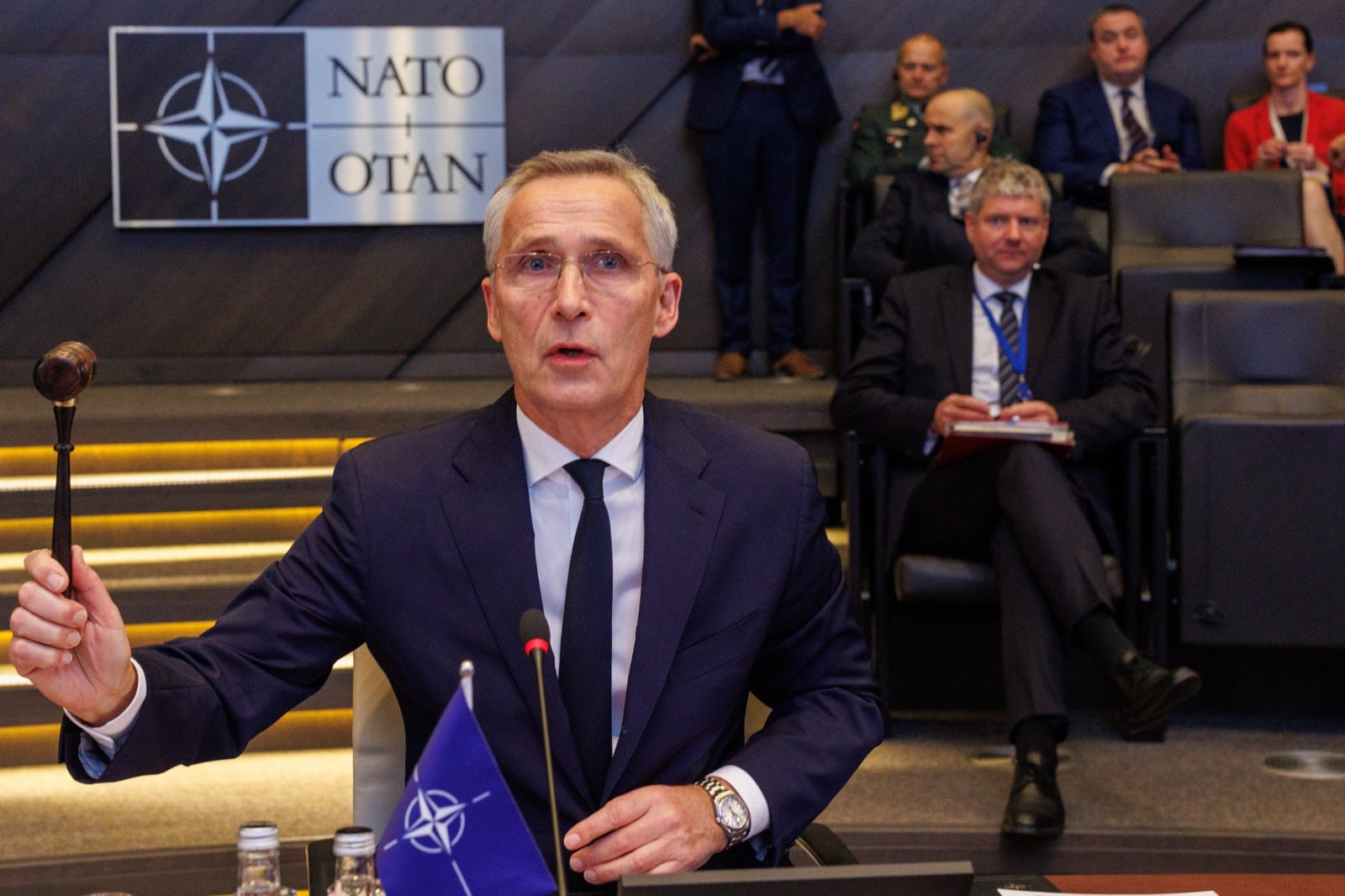 Jens Stoltenberg, secretario general de la OTAN. 