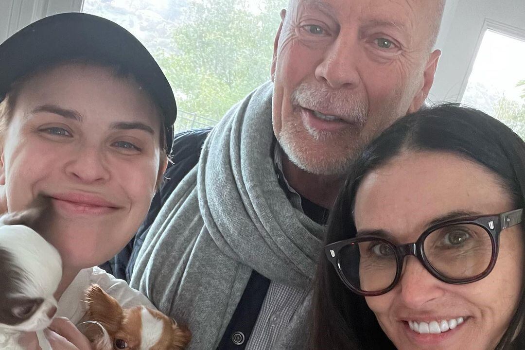 Imágenes del cumpleaños de Bruce Willis.  Imagen: @demimoore. 