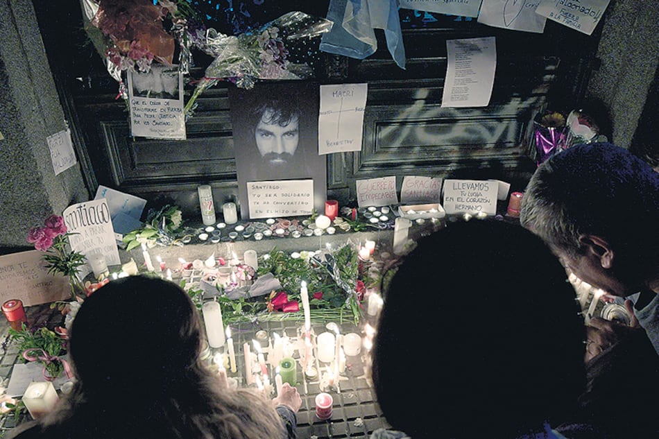 El cuerpo de Santiago Maldonado apareció hace un año en el río Chubut.