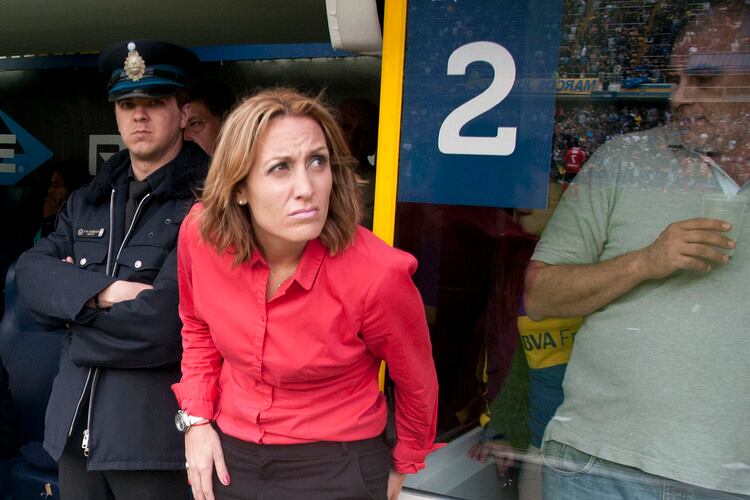 Arietto, en su época como asesora de seguridad en Independiente.