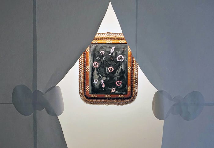 Detalle de la muestra de Fernanda Laguna en la galería Nora Fisch.