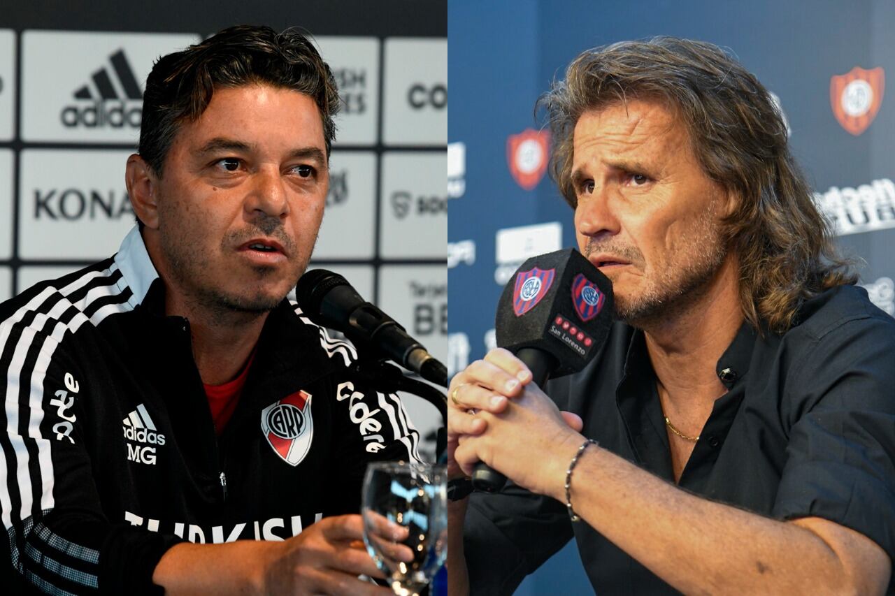 Gallardo-Insúa, el duelo de técnicos en el Nuevo Gasómetro