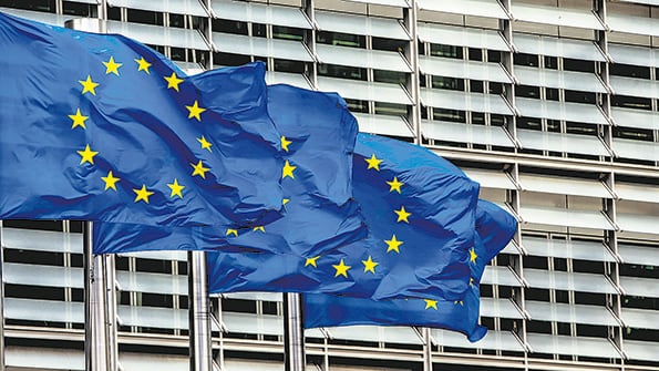 La sede de la Comisión Europea en Bruselas, blanco del ciberataque.