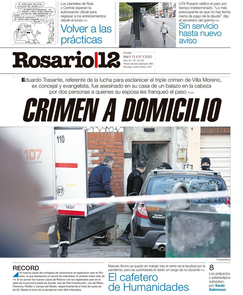 CRIMEN A DOMICILIO - 14/07/2020