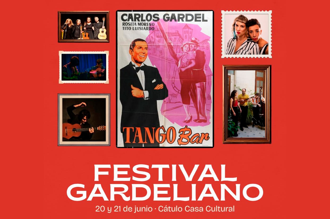 Este viernes y sábado se realizan en Cátulo Casa Cultural el Festivan Gardeliano