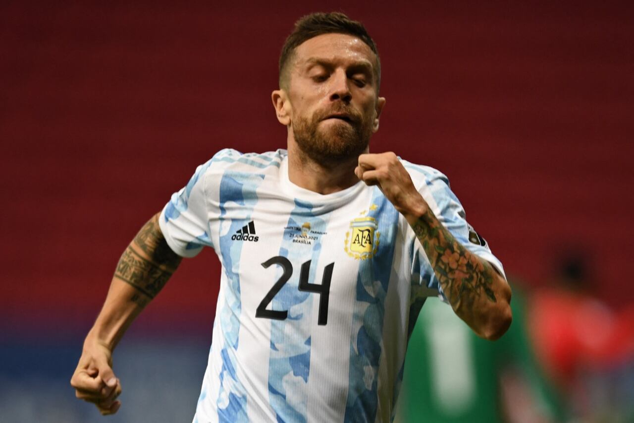Gómez fue titular en el seleccionado argentino