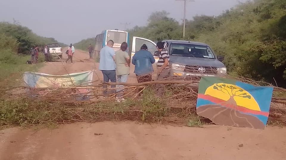 Comunidades cortando la ruta 53 en reclamo de acceso a la salud