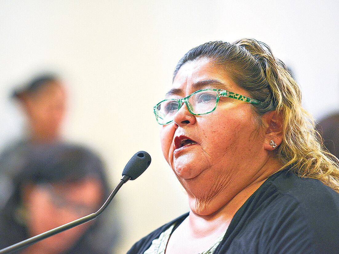 María Graciela López, la otra acusada en el juicio que se realiza en el TOF 1 de Jujuy.