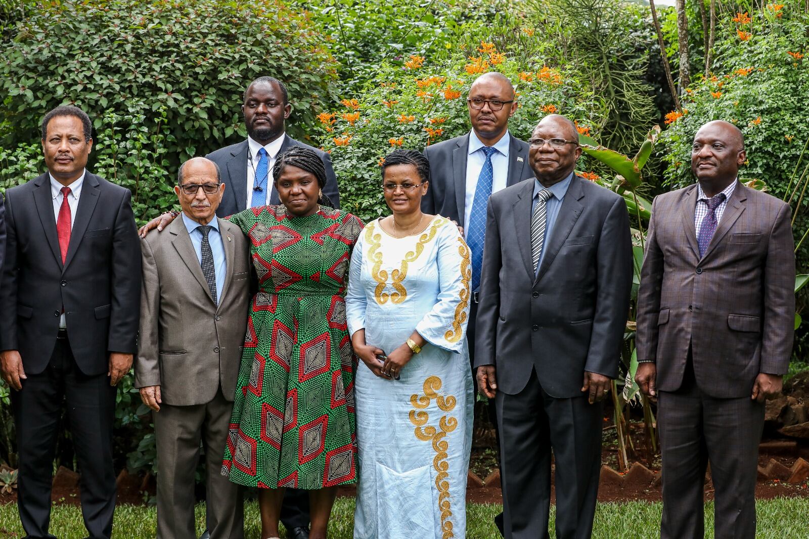 Francia Márquez en Kenia, en un encuentro con embajadores.