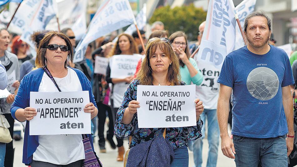 En Neuquén, el gremio paró durante la jornada, como sucedió en Tierra del Fuego y Santa Cruz.