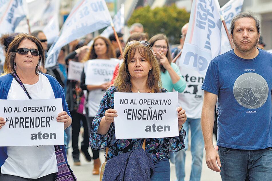 En Neuquén, el gremio paró durante la jornada, como sucedió en Tierra del Fuego y Santa Cruz.
