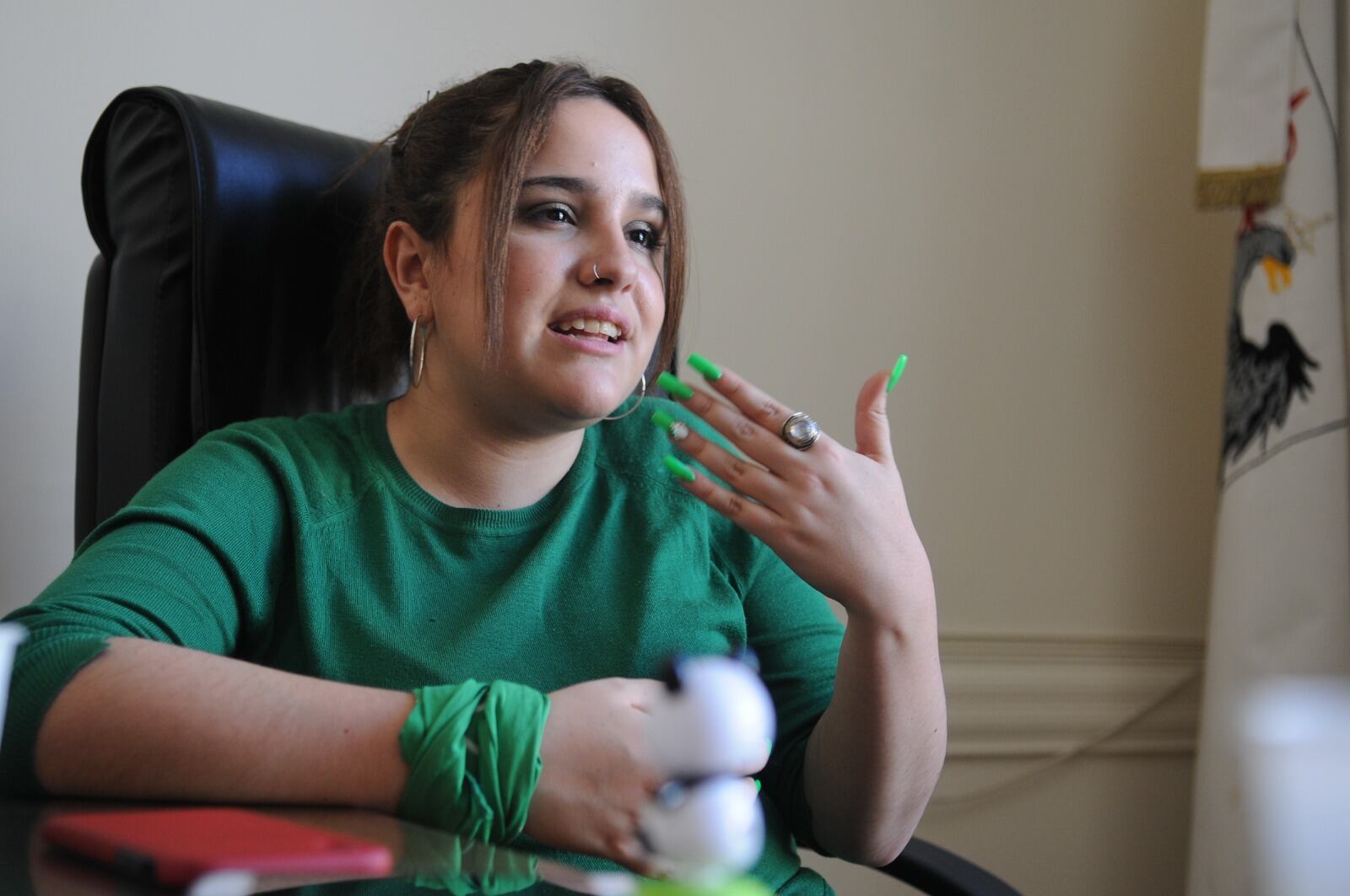 Ofelia Fernández, legisladora porteña. 