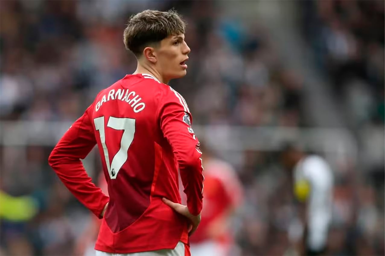 Garnacho no figura entre los citados para Manchester United