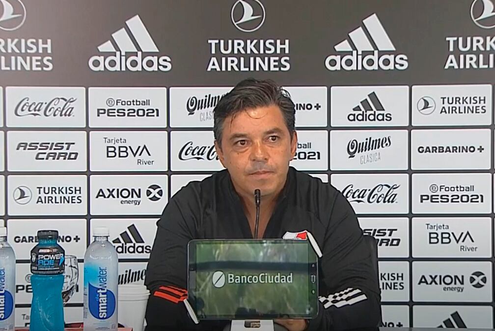 Marcelo Gallardo, DT de River.
