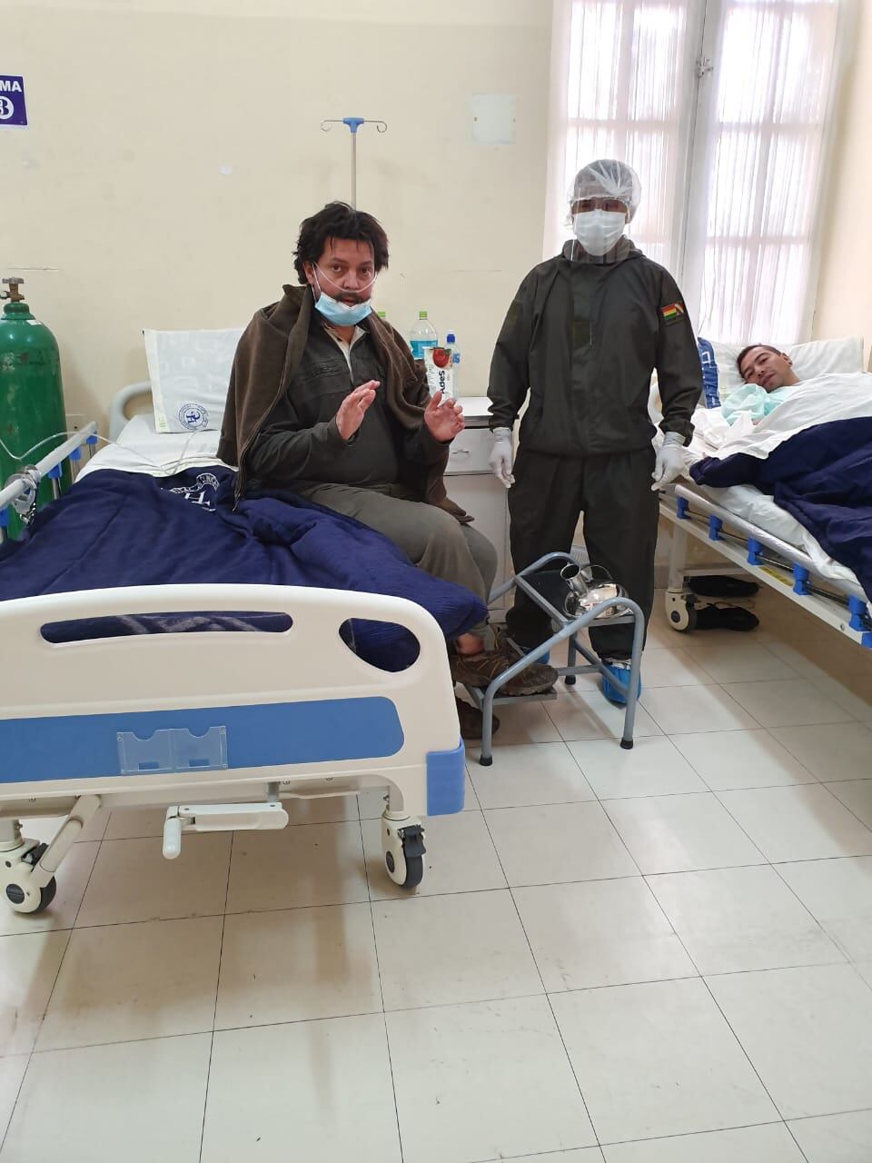 El fotógrafo boliviano, internado/detenido en Bolivia desde hace un año.