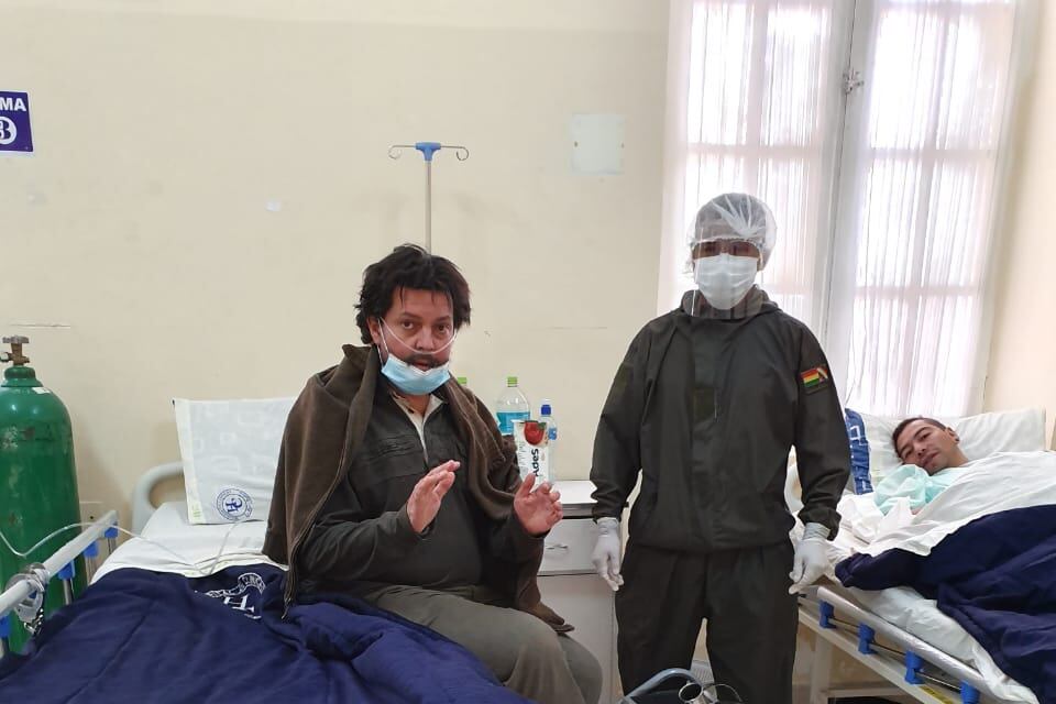 El fotógrafo boliviano, internado/detenido en Bolivia desde hace un año.